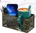 Under Desk Cup Holder, Clamp on Cup Holder Clip Desk Organizer Phone Stand