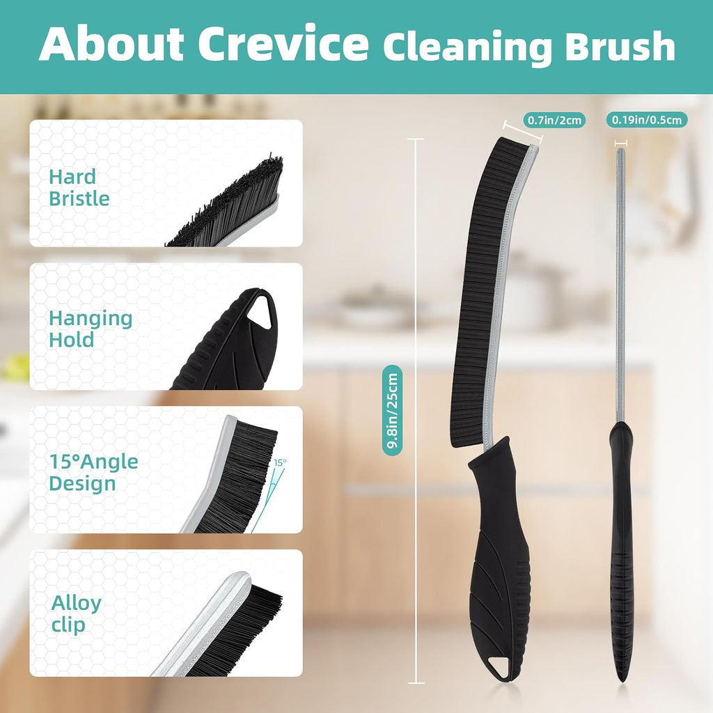 2 Pcs Cleaning Brush, Grout Brush, Hard Bristle Crevice Cleaning Brush