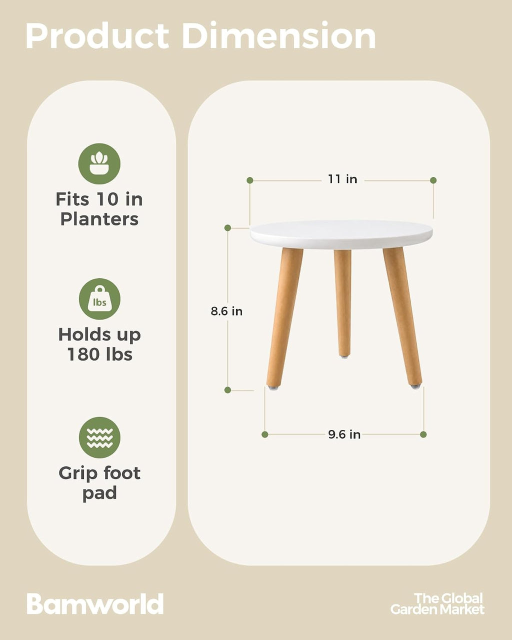 Plant Stand Indoor Small Plant Table for Large Plant