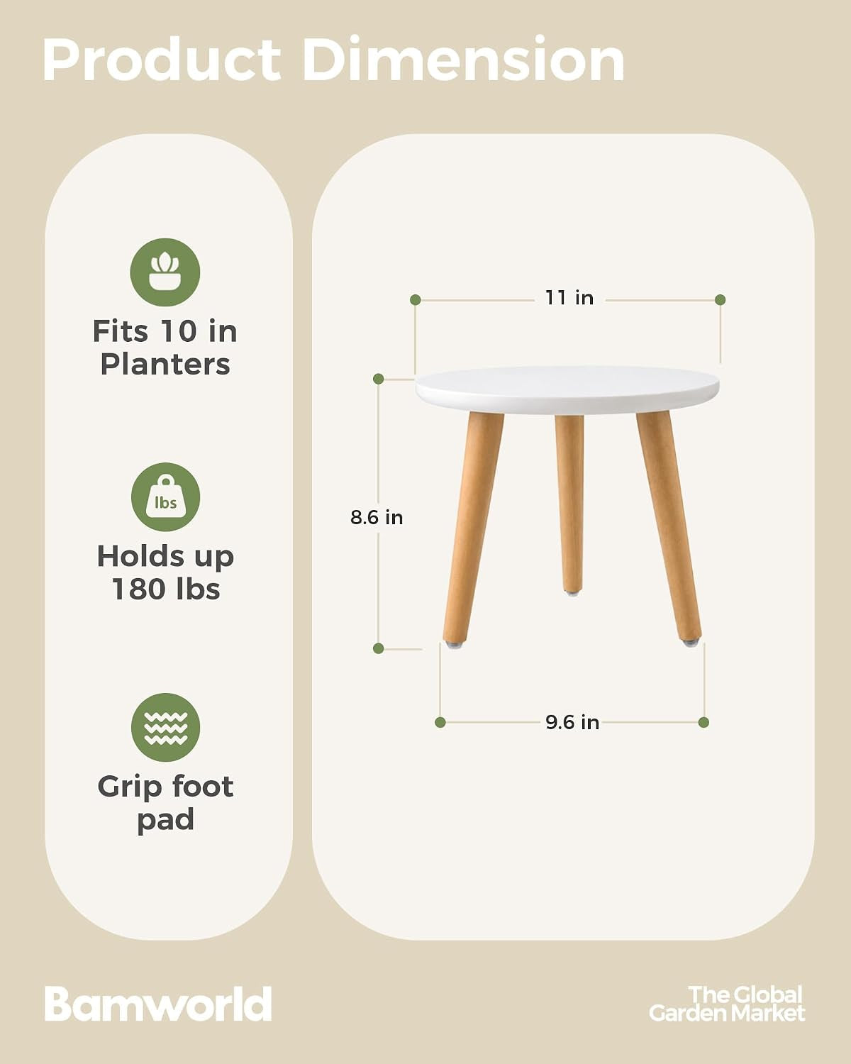 Plant Stand Indoor Small Plant Table for Large Plant